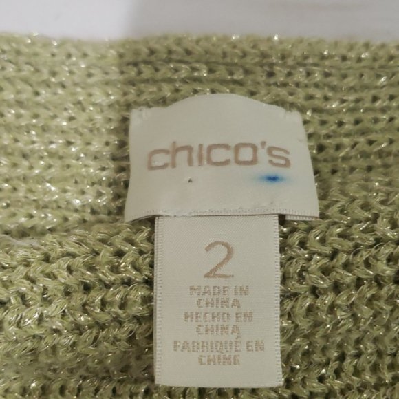 {Chico’s} Shine Detail Shannon Pullover - Picture 6 of 8